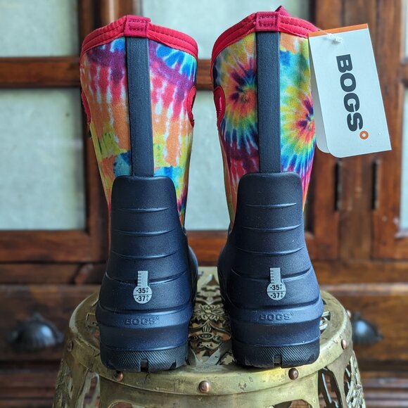 NIB Bogs Kids Neo-Classic Tie-Dye Boots, US Size 3 - Picture 5 of 9